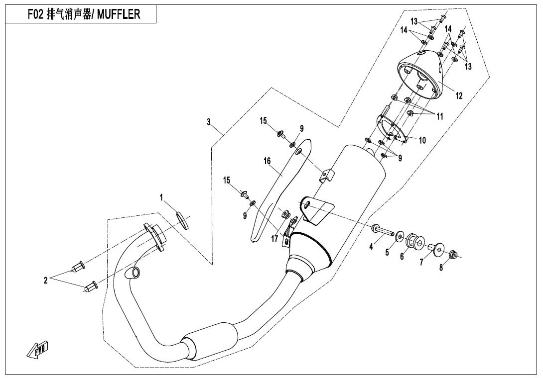 Picture of F02 - MUFFLER