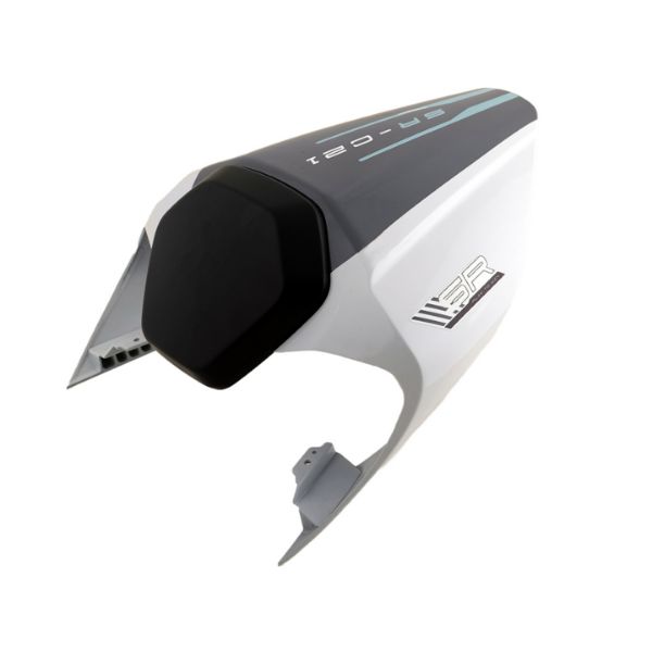Picture of 6AQV-801100-1000 - 450SR SOLO SEAT COWL - NEBULA WHITE/VELOCITY GREY