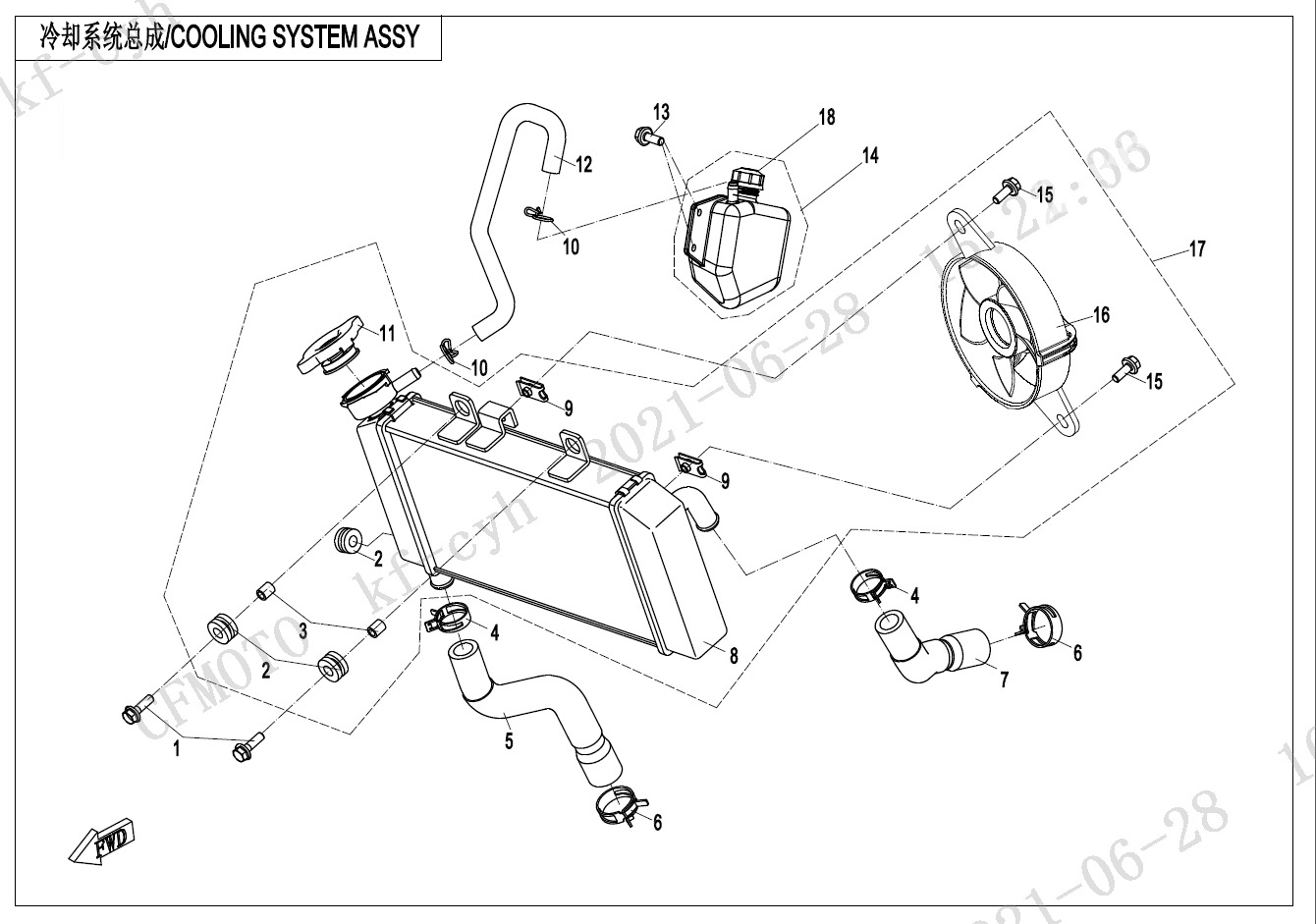 Picture of F18 - COOLING SYSTEM