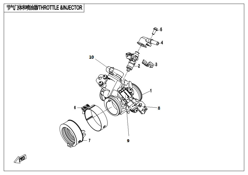 Picture of E17 - THROTTLE & INJECTOR