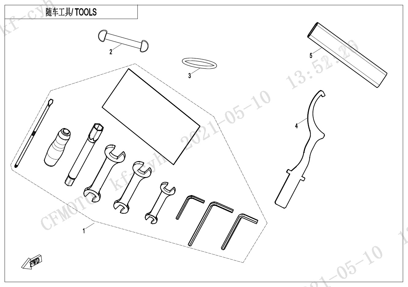 Picture of F20 - TOOLS