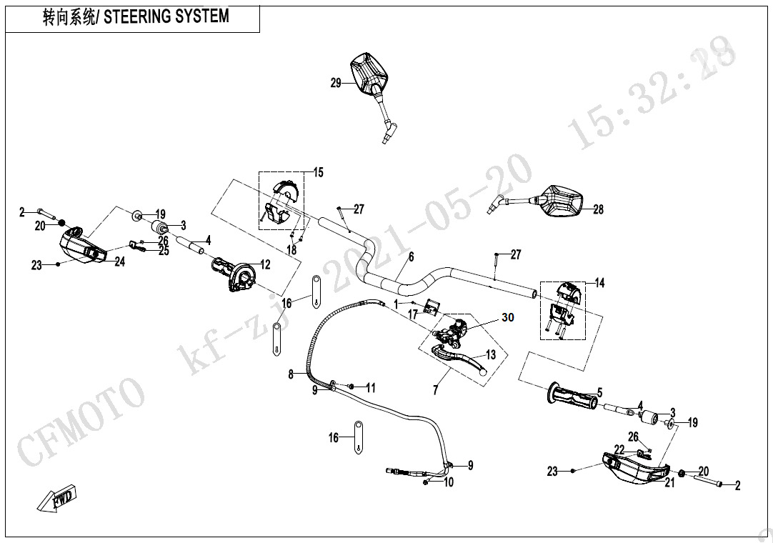 Picture of F10-B - STEERING SYSTEM (TOURING)