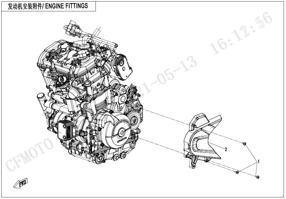 Picture of F00-A - ENGINE FITTINGS (SPORT)
