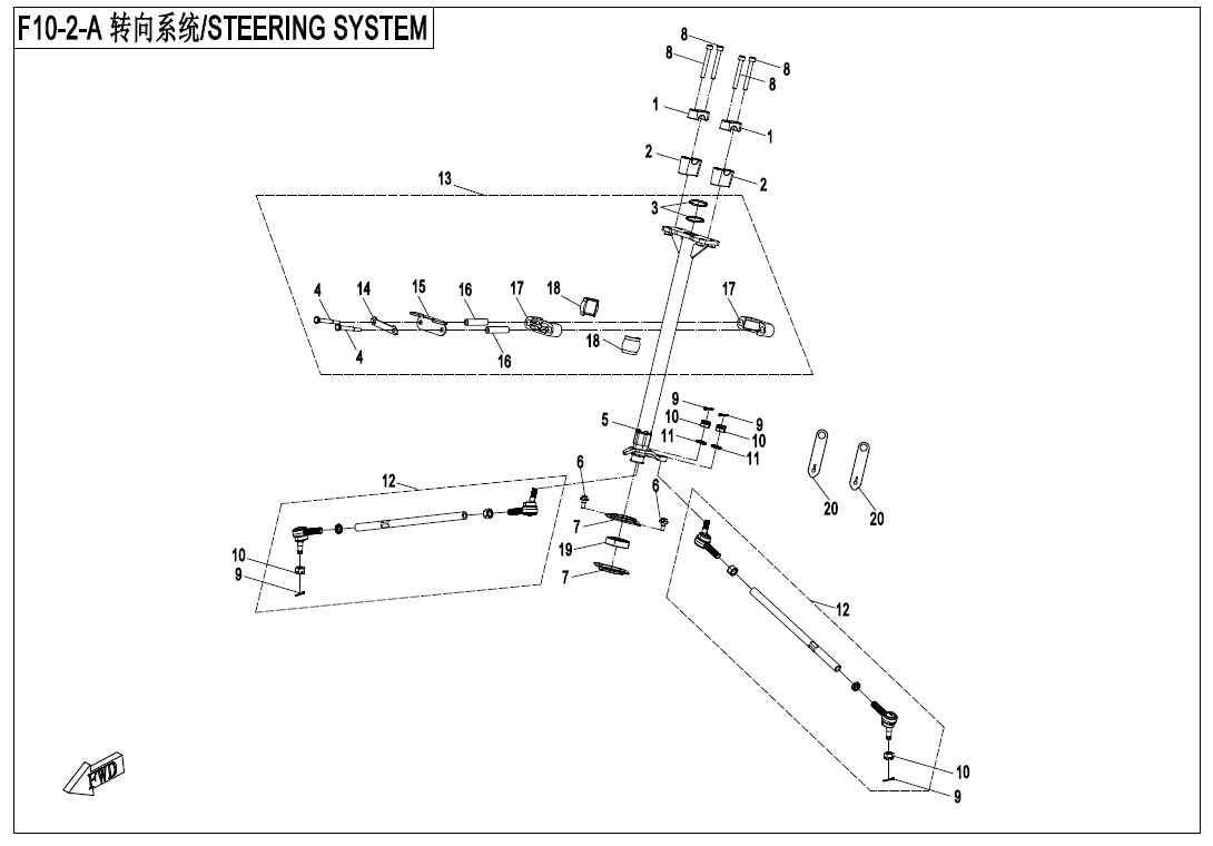 Picture of F10-2-A - STEERING SYSTEM