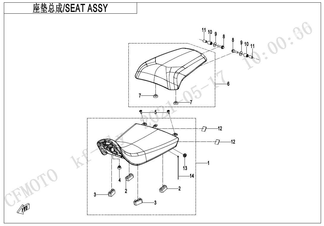 Picture of F13-B - SEAT ASSY (HEATING FUNCTION)