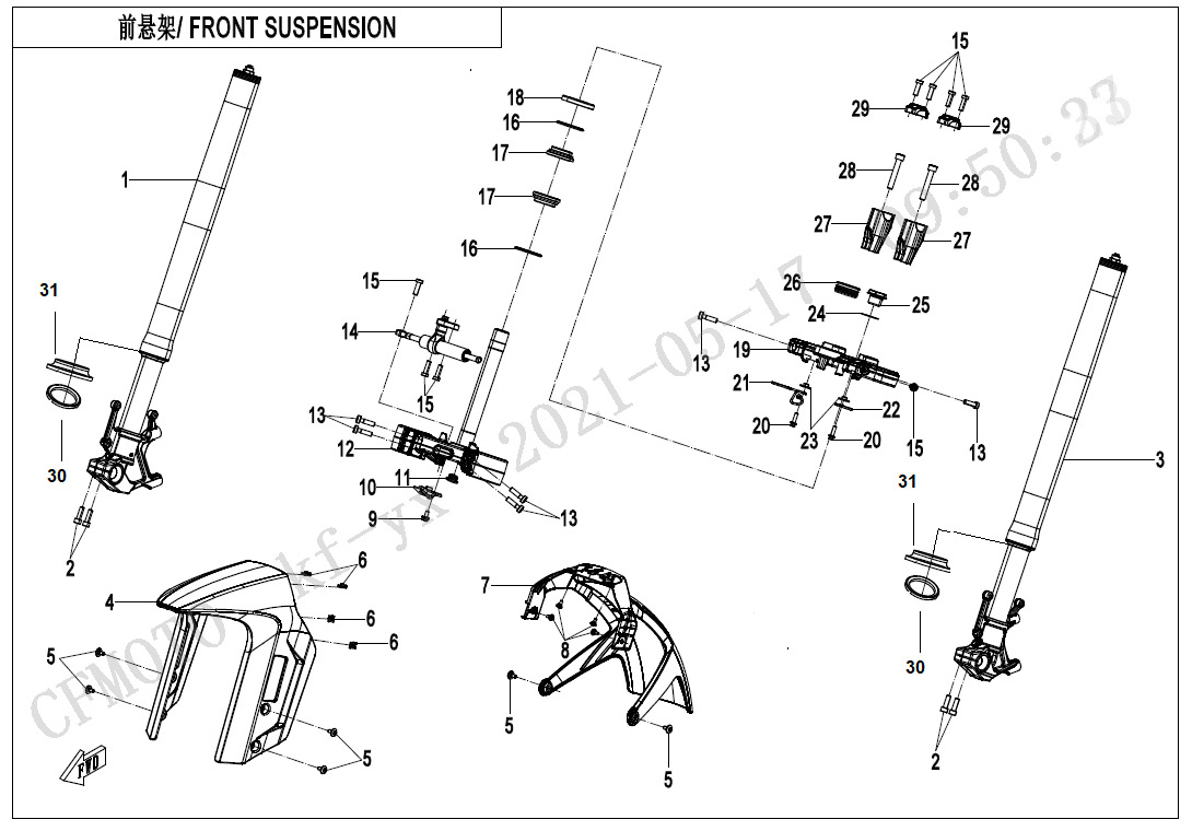 Picture of F05 - FRONT SUSPENSION
