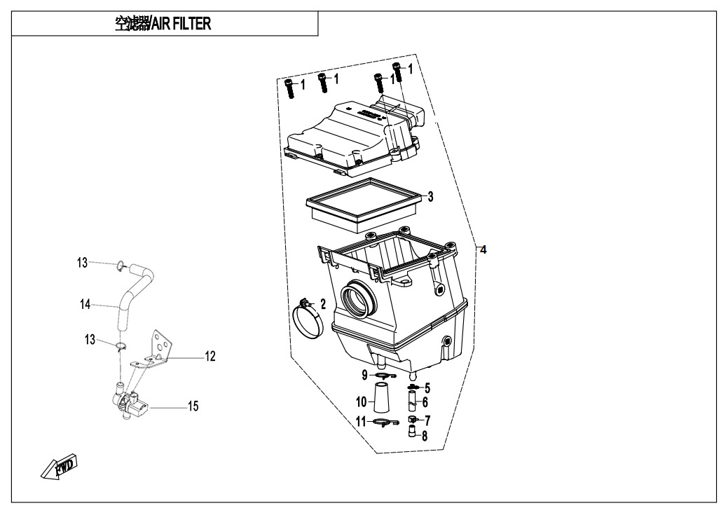 CFMOTO. F41 - Air Filter - , Sherco