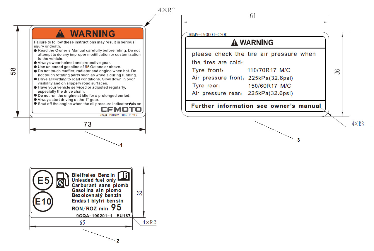 Picture of F19-1 - WARNING DECAL