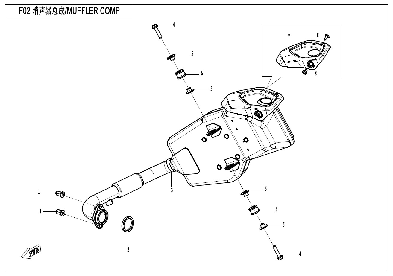 Picture of F02 - MUFFLER