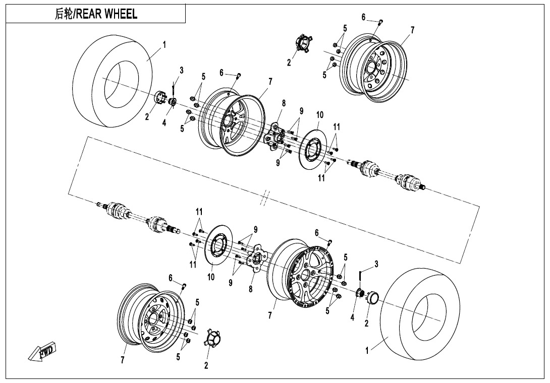 Picture of F11 - REAR WHEEL