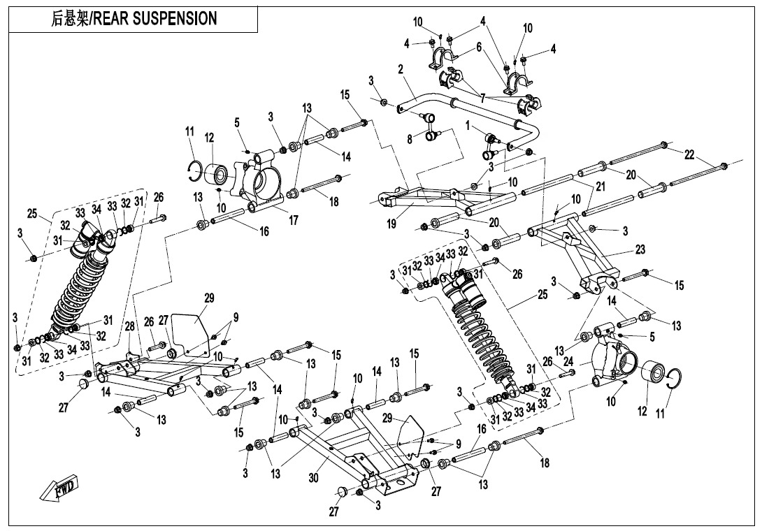 Picture of F06-A-V3 - REAR SUSPENSION