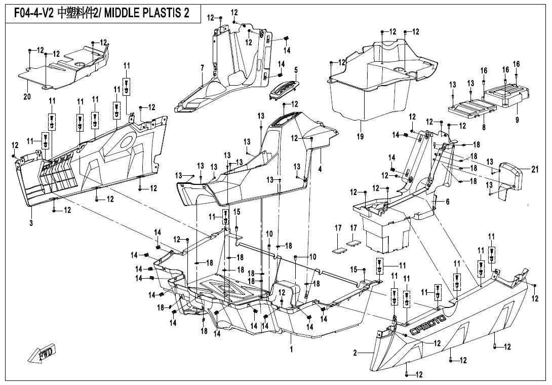 Picture of F04-4-V2 - MIDDLE PLASTICS 2