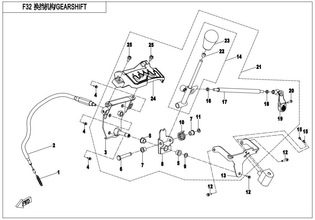Picture of F32 - GEAR SHIFTING