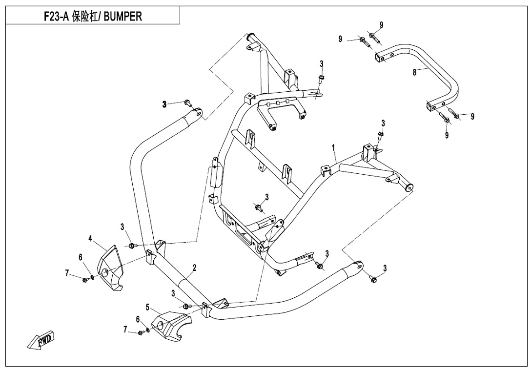 Picture of F23-A - BUMPER
