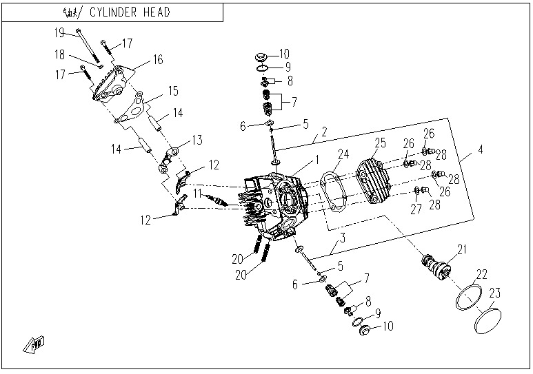 Picture of E02-1-CYLINDER HEAD