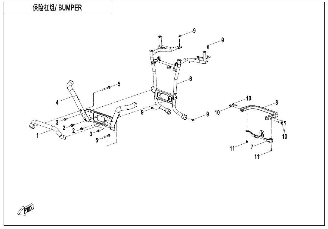 Picture of F23 - BUMPER