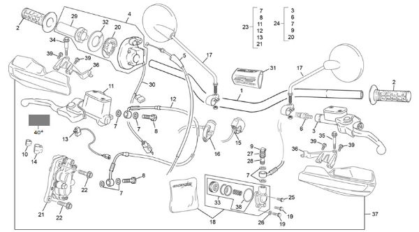 Sherco. 12 - Handlebar - , Sherco