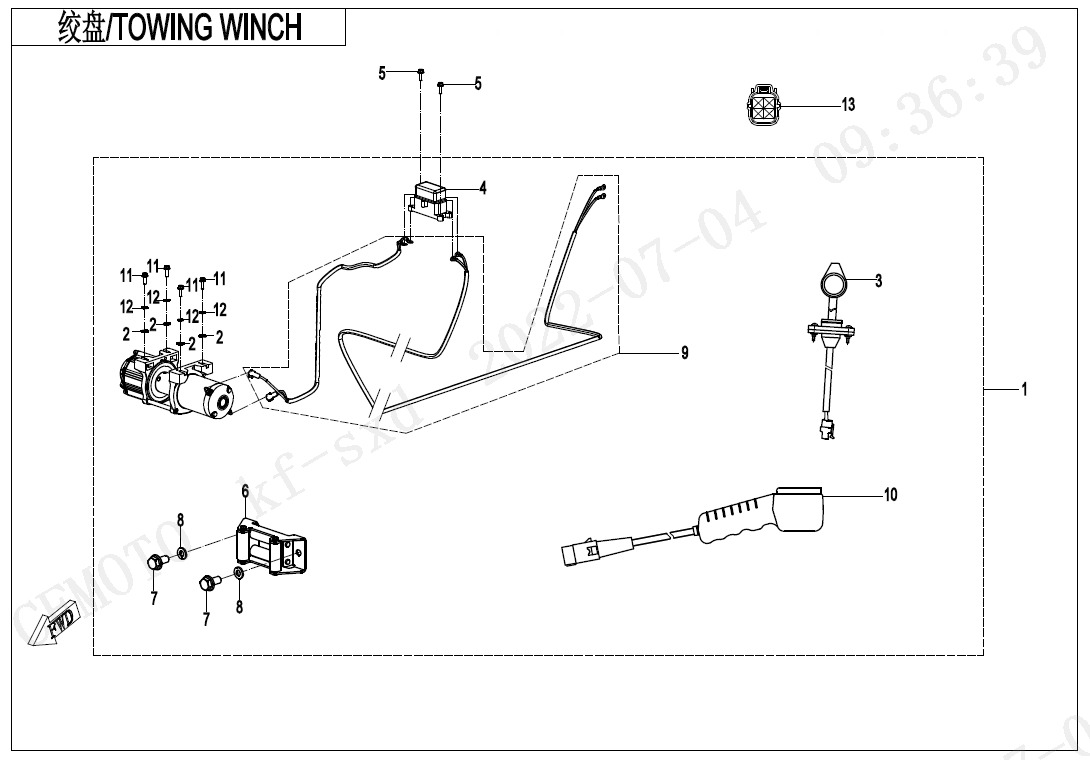 Picture of F15-2 - TOWING WINCH