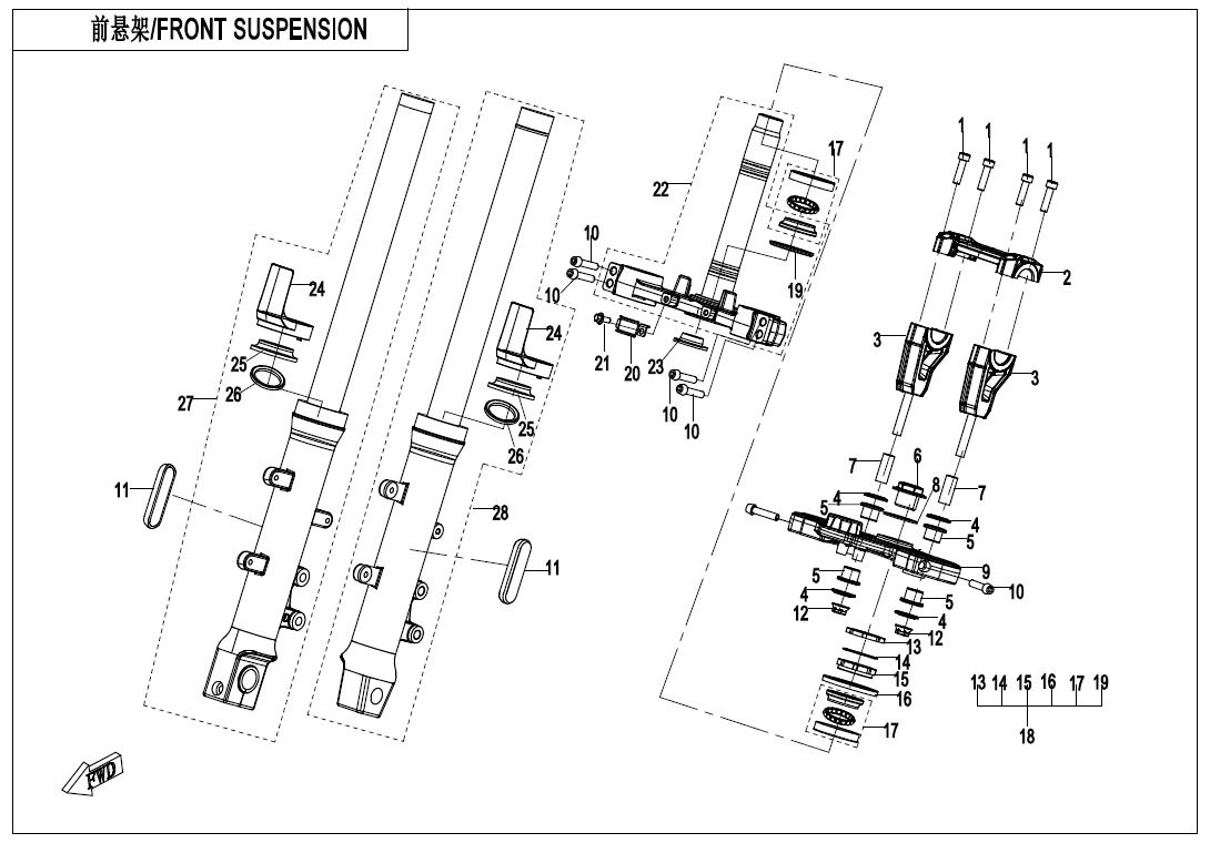Picture of F05 - FRONT SUSPENSION