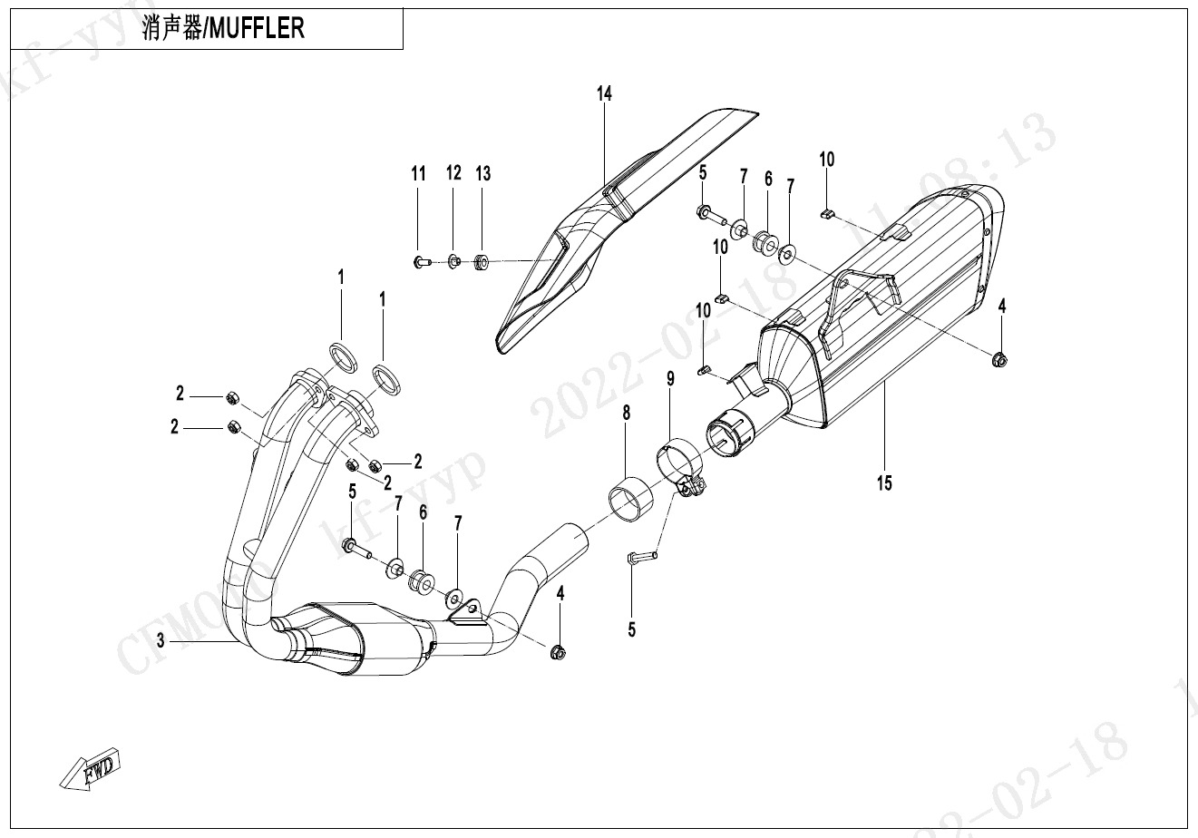 Picture of F02 - MUFFLER
