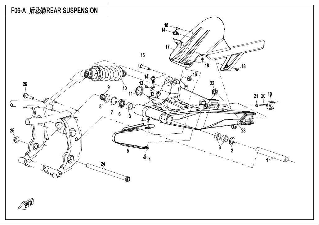 Picture of F06 - REAR SUSPENSION