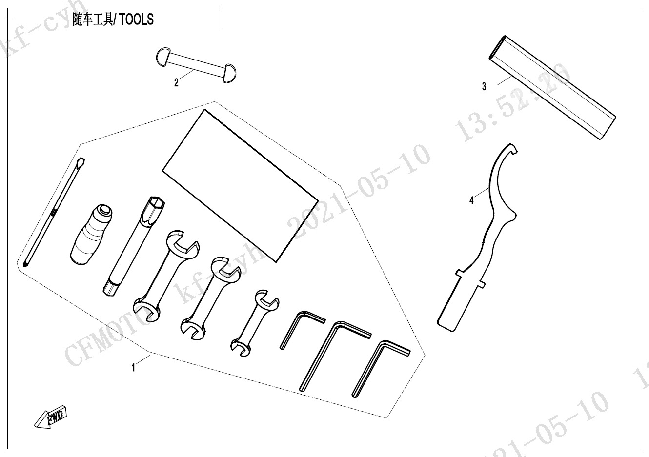 Picture of F20 - TOOLS