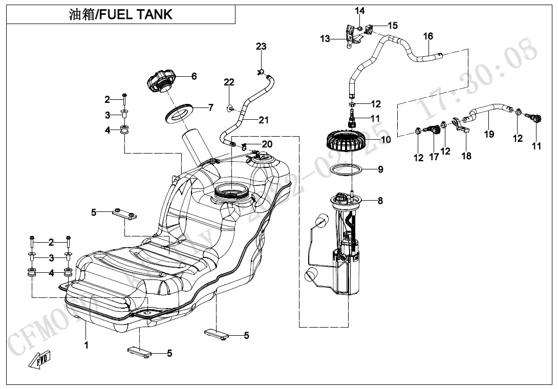 Picture of F12 - FUEL TANK