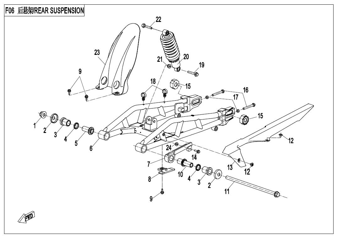 Picture of F06 - REAR SUSPENSION