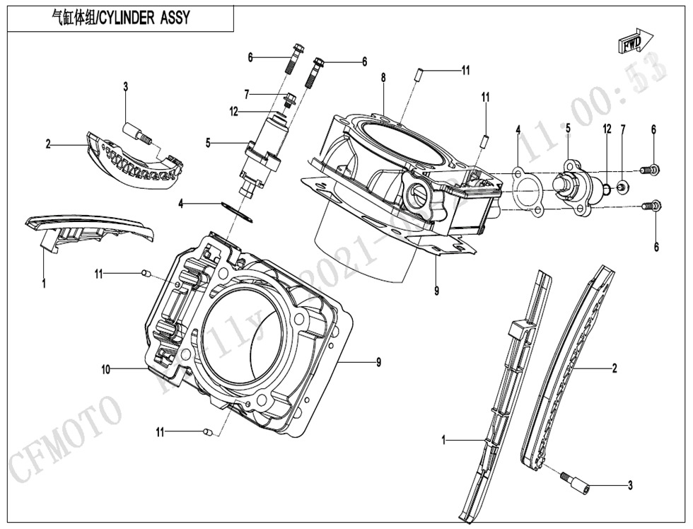 Picture of E02-3-V2 - CYLINDER BODY ASSY.