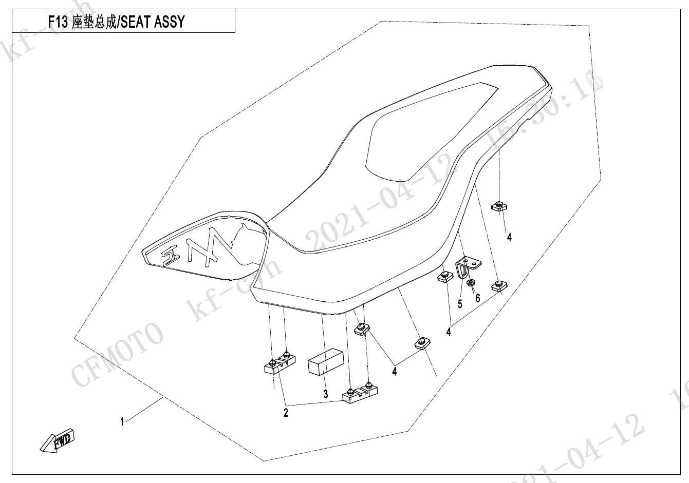 Picture of F13-C - SEAT（GREY）