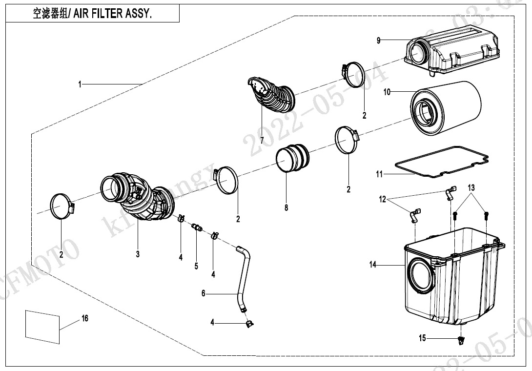 Picture of F41 - AIR FILTER ASSY.