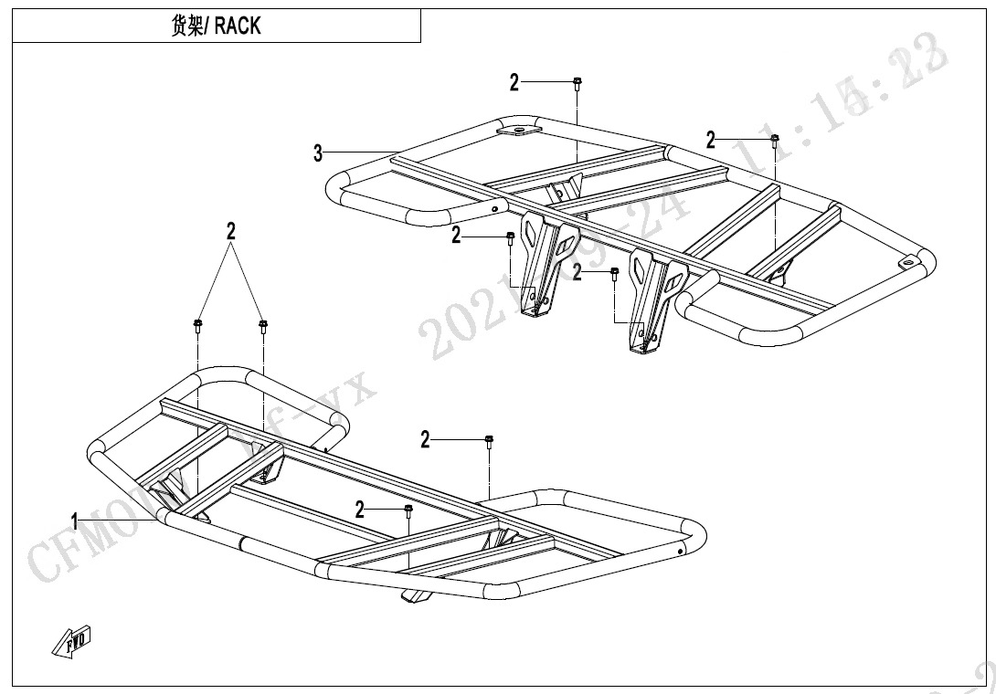 Picture of F14-B - RACK(STEEL)