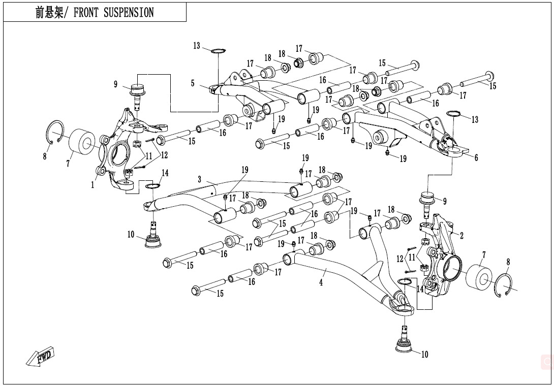 Picture of F05-1 - FRONT SUSPENSION