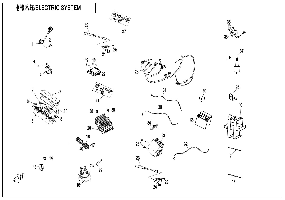 Picture of F15-1-A-V4 - ELECTRIC SYSTEM(NA@^INTERNATIONAL)
