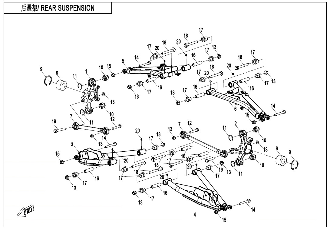 Picture of F06-1 - REAR SUSPENSION