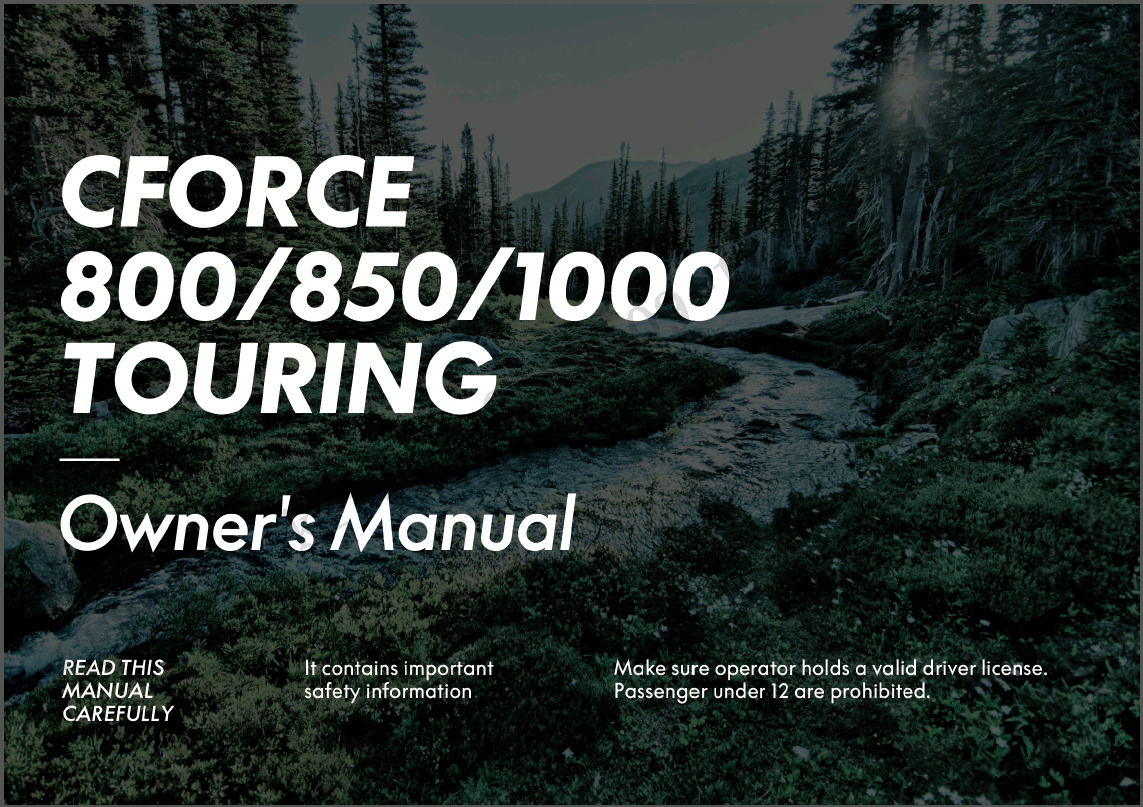 Picture of F38-A - OWNER\'S MANUAL(NA)