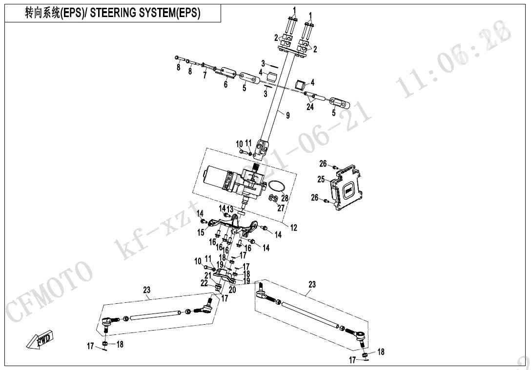 Picture of F10-2-B-V2 - STEERING SYSTEM(EPS)