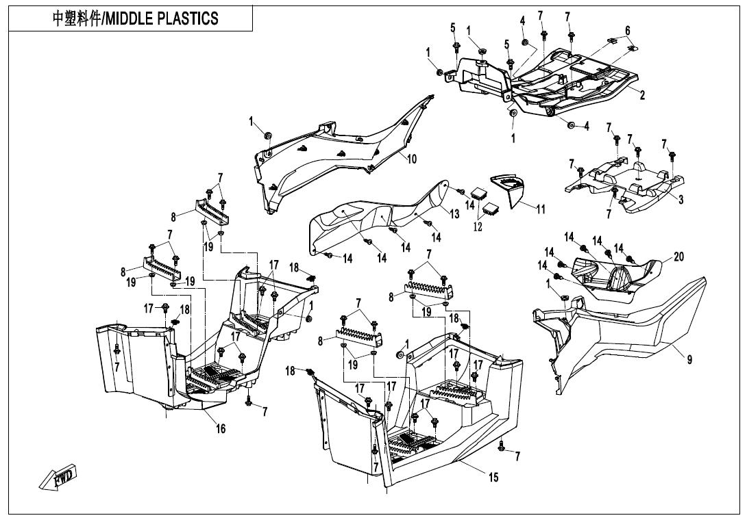 Picture of F04-3-B-V2 - MIDDLE PLASTICS(RUSSIAN)