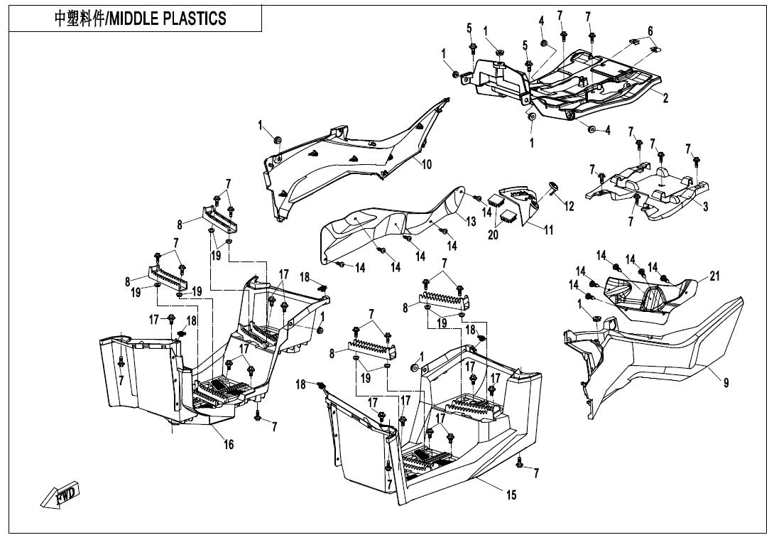 Picture of F04-3-A-V3 - MIDDLE PLASTICS