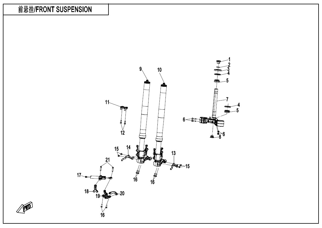 Picture of F05 - FRONT SUSPENSION