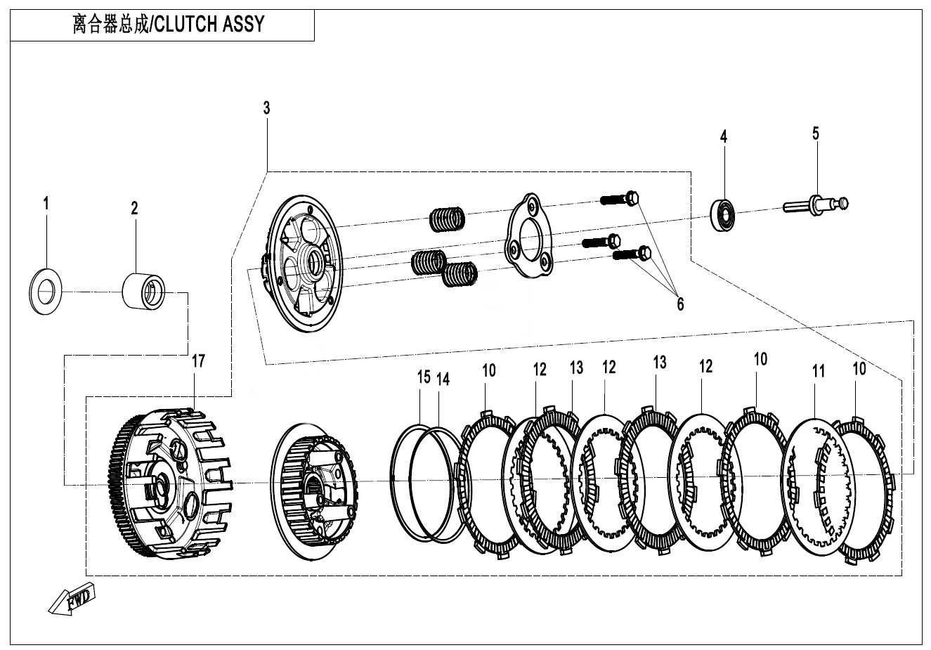Picture of E05-B - CLUTCH(SLIPPING CLUTCH  )
