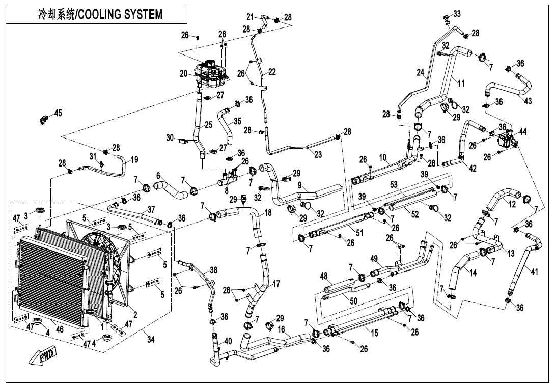 Picture of F18-V1 - COOLING SYSTEM