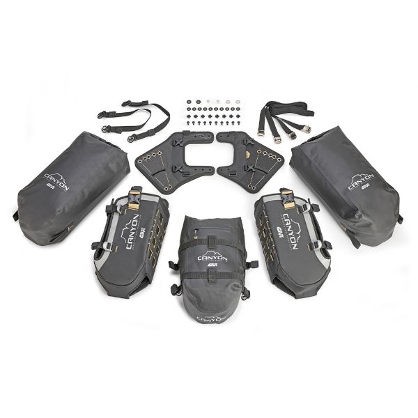 Picture of GRT721B - GIVI CANYON GRT 3 BAG MODULAR LOADING SYSTEM