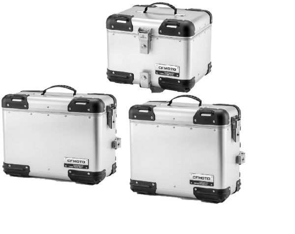 Picture of 6WWV-808000-5001 - LUGGAGE KIT SILVER (WITH ALU TOP CASE & SIDE CASES (LH & RH))