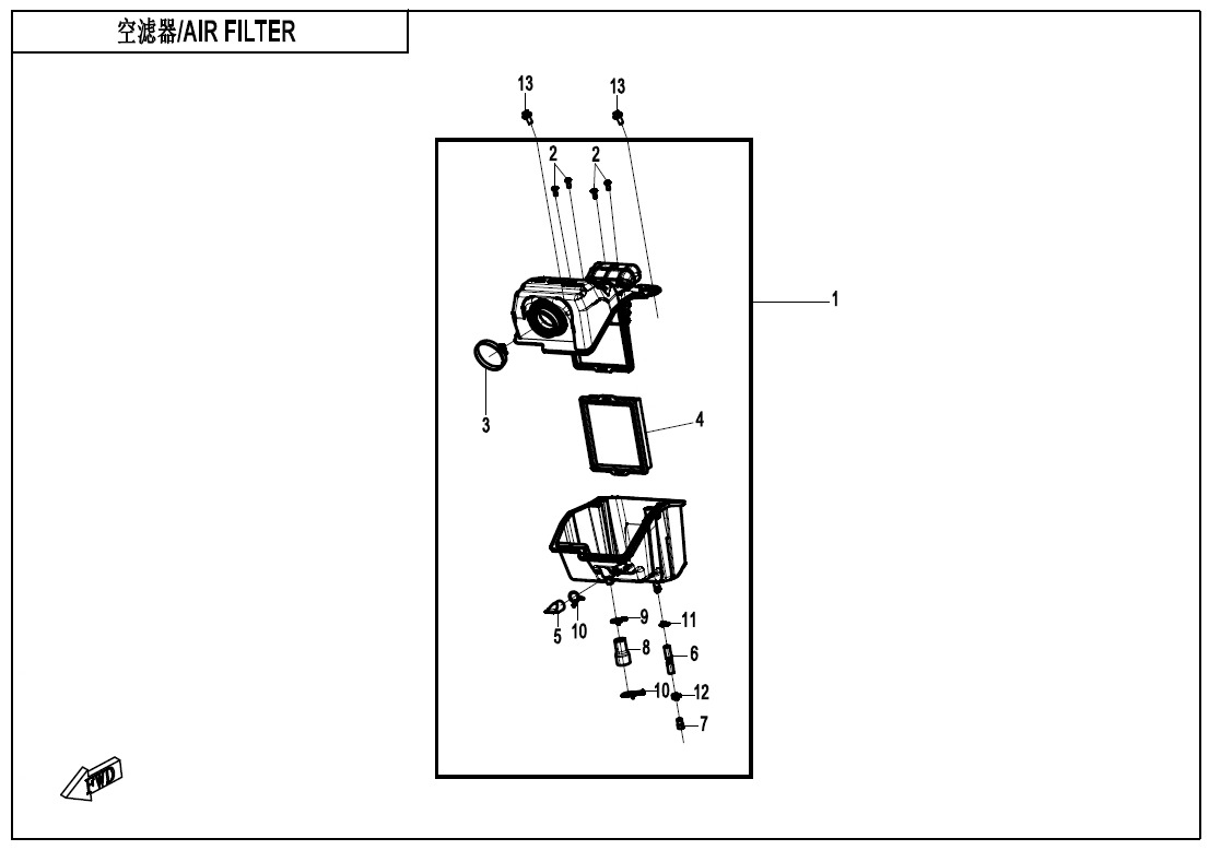 Picture of F41 - AIR FILTER