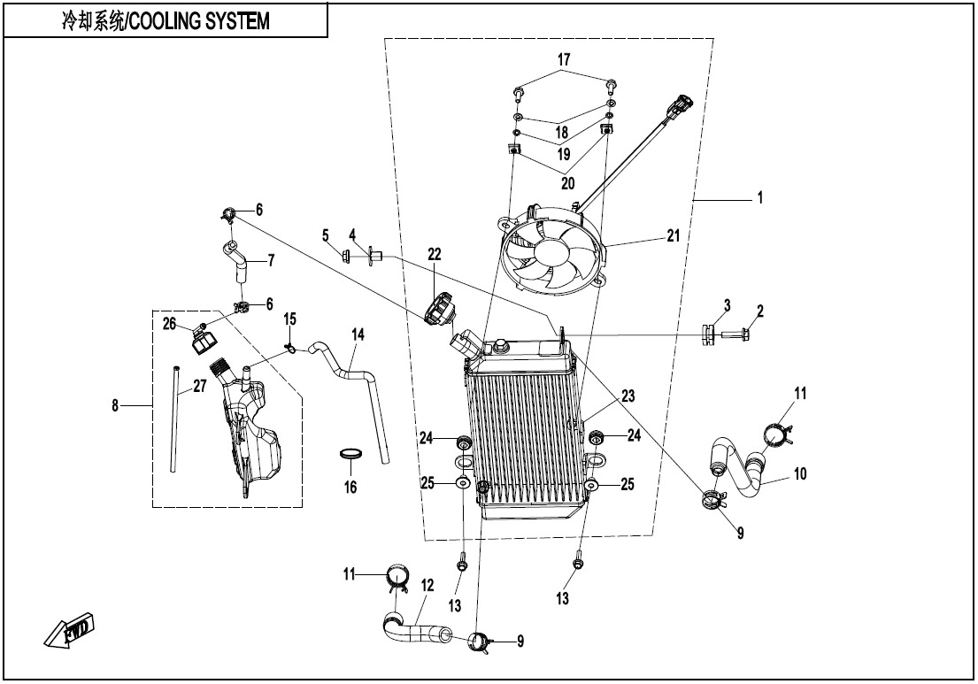 Picture of F18 - COOLING SYSTEM