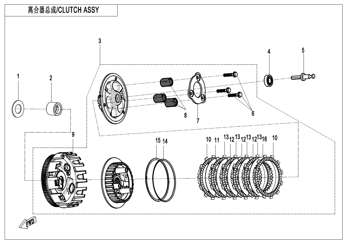 Picture of E05-C - CLUTCH(SLIPPING CLUTCH - VAVE)
