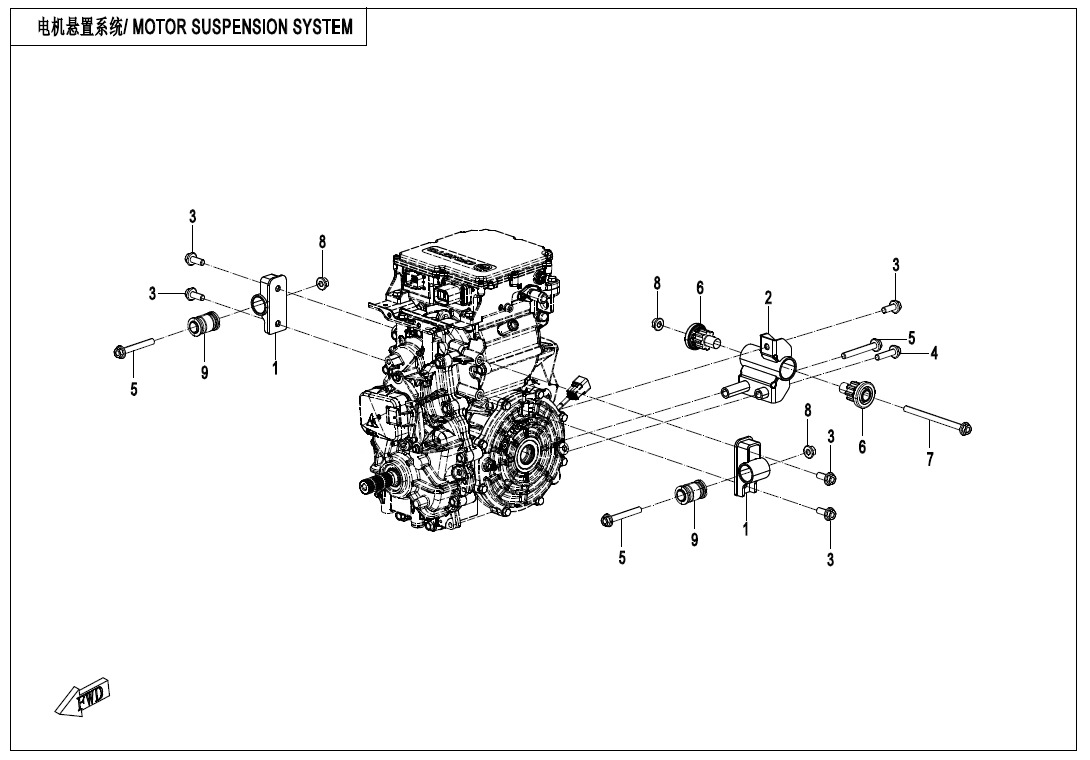 Picture of F45 - MOTOR SUSPENSION SYSTEM