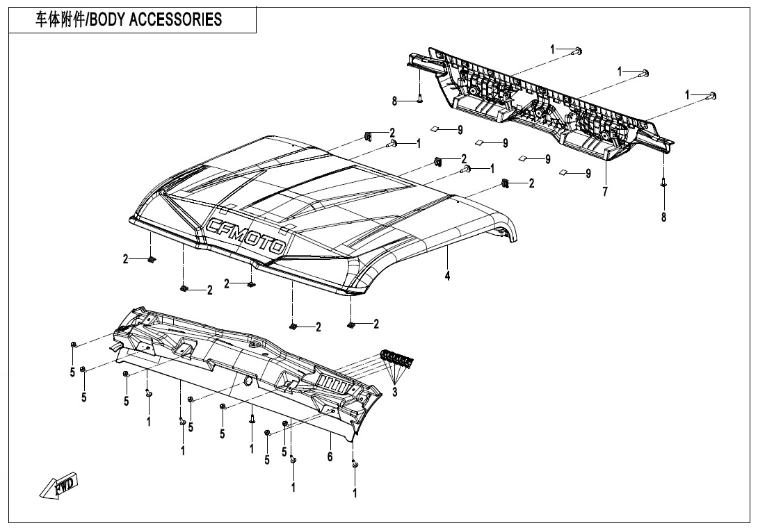 Picture of F26-3 - BODY ACCESSORIES