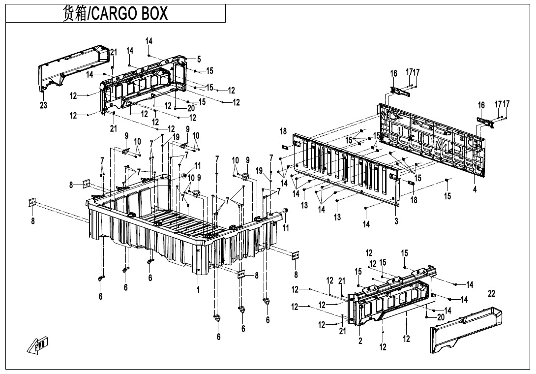 Picture of F22-1 - CARGO BOX